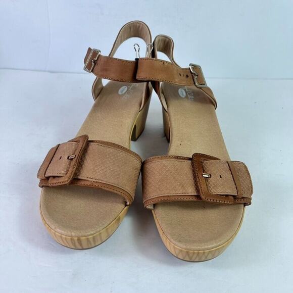 Dr. Scholl's Sandals Women's Size 10 Felicity Ankle Strap Open Toe Leather - Picture 5 of 14